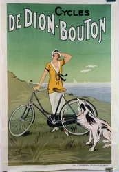 Plakát propagující cykly „De Dion-Bouton“, 1925